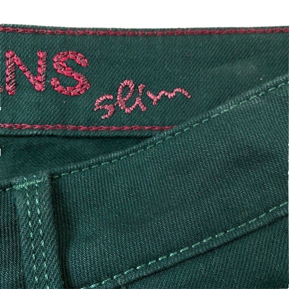 Mexx Jeans Men's size 31 x 33 Slim Fit Straight Leg Teal Green Denim - Picture 6 of 14